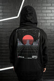 Mars Synth City Zip Up Hoodie