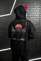 Mars Synth City Zip Up Hoodie